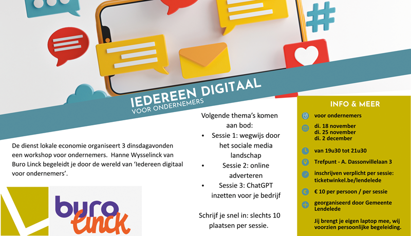 Iedereen digitaal voor ondernemers